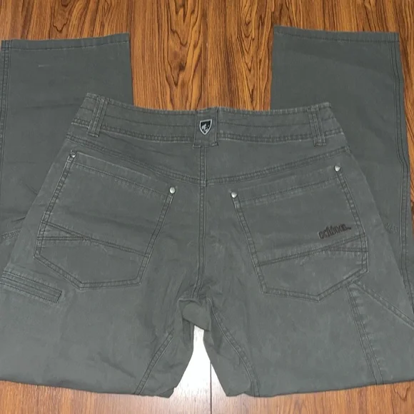 Kuhl revolvr legendary Mens dk Grey Work Outdoor Pants 22F Size 30x30 5232 - Picture 5 of 6